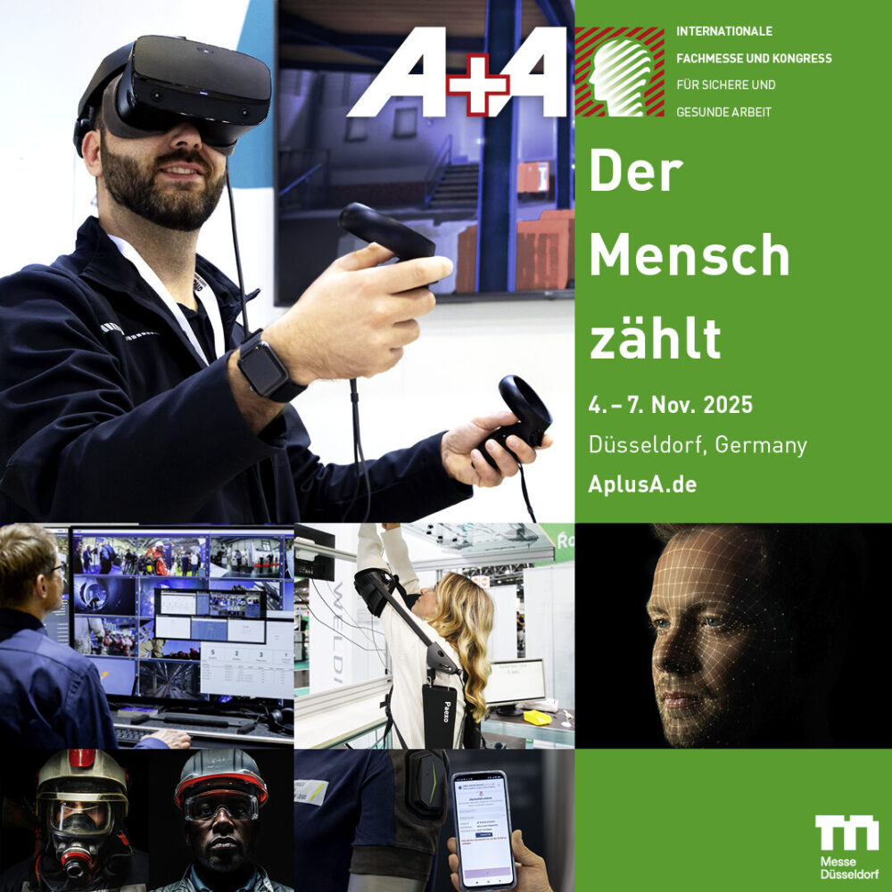 A+A 2025: Technologien erleben, Trends entdecken – von Exoskeletten über smarte PSA bis hin zur Corporate Wear der Zukunft
