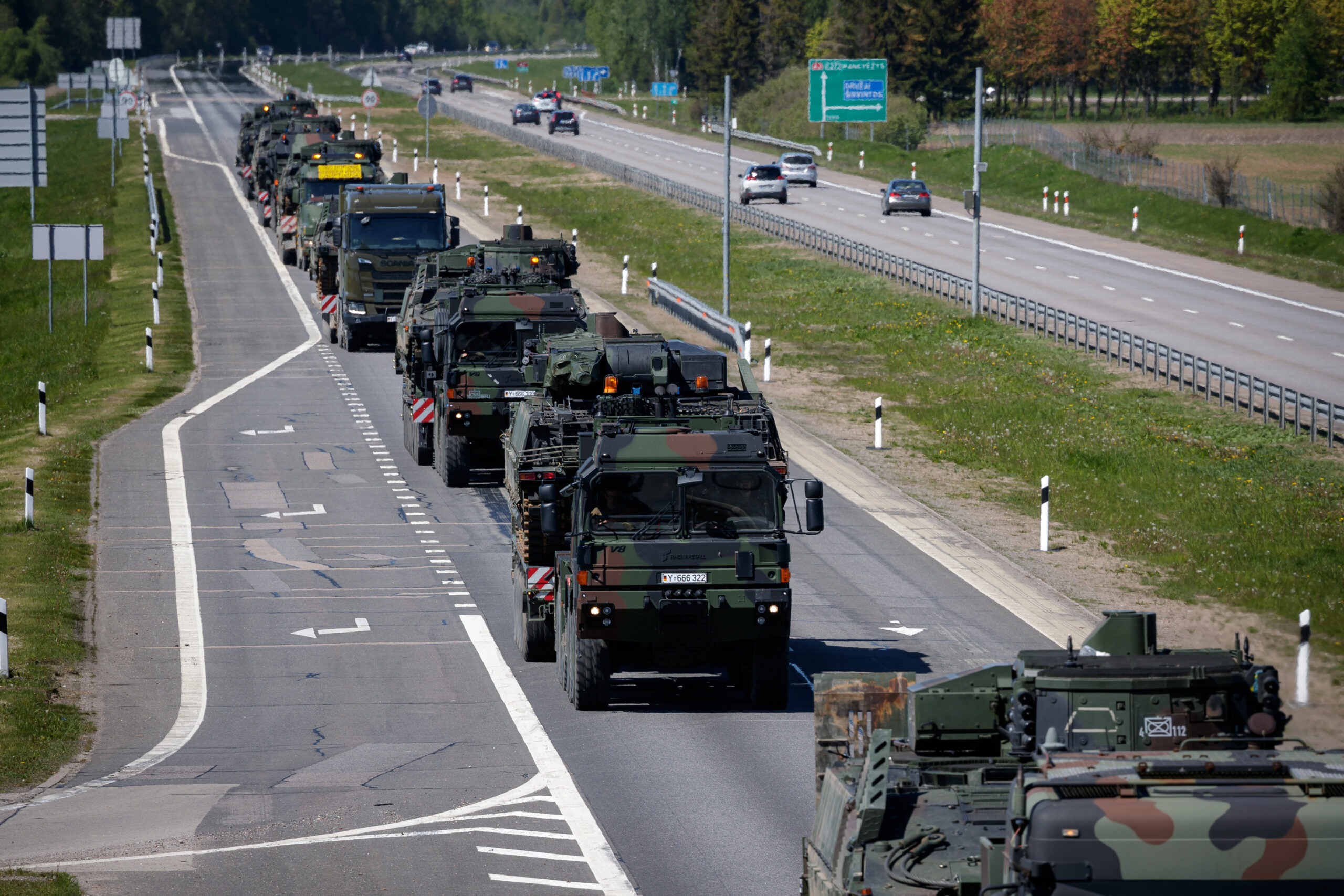 Operationsplan Deutschland: Verlegung von Material der Bundeswehr auf der Straße